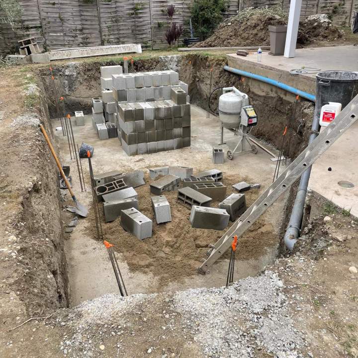Chantier maçonnerie générale Bourgoin‑Jallieu